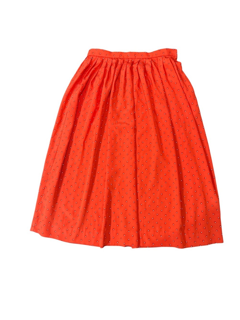 Vintage Liz Claiborne Red A-Line Polka Dot Skirt